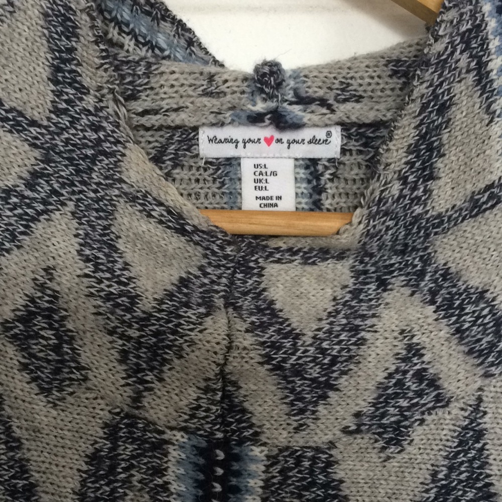 Sweater poncho - Picture 5 of 5
